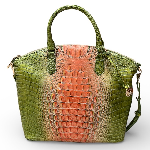 Brahmin Handbags - Brahmin Duxbury Satchel Limeade Green Melon Ombré NWOT